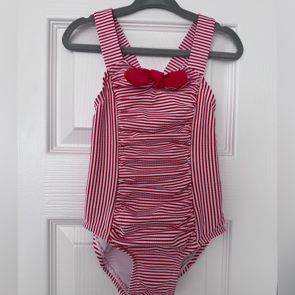 Cat & Jack Red & White Toddler Swimsuit
